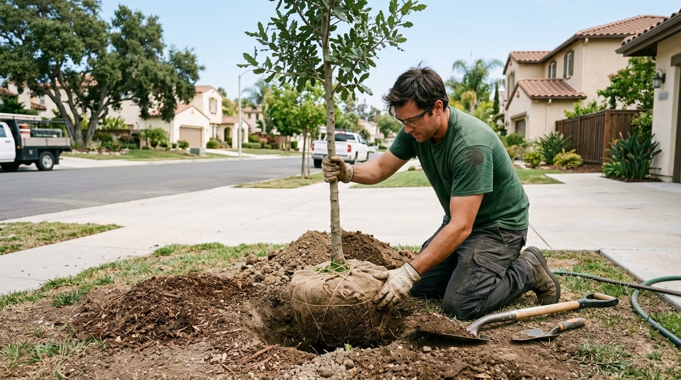 Tree planting transplanting header image